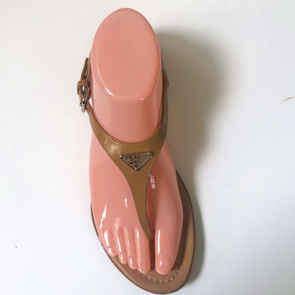 Nude-Colored Prada Sandals - Picture 2 of 12